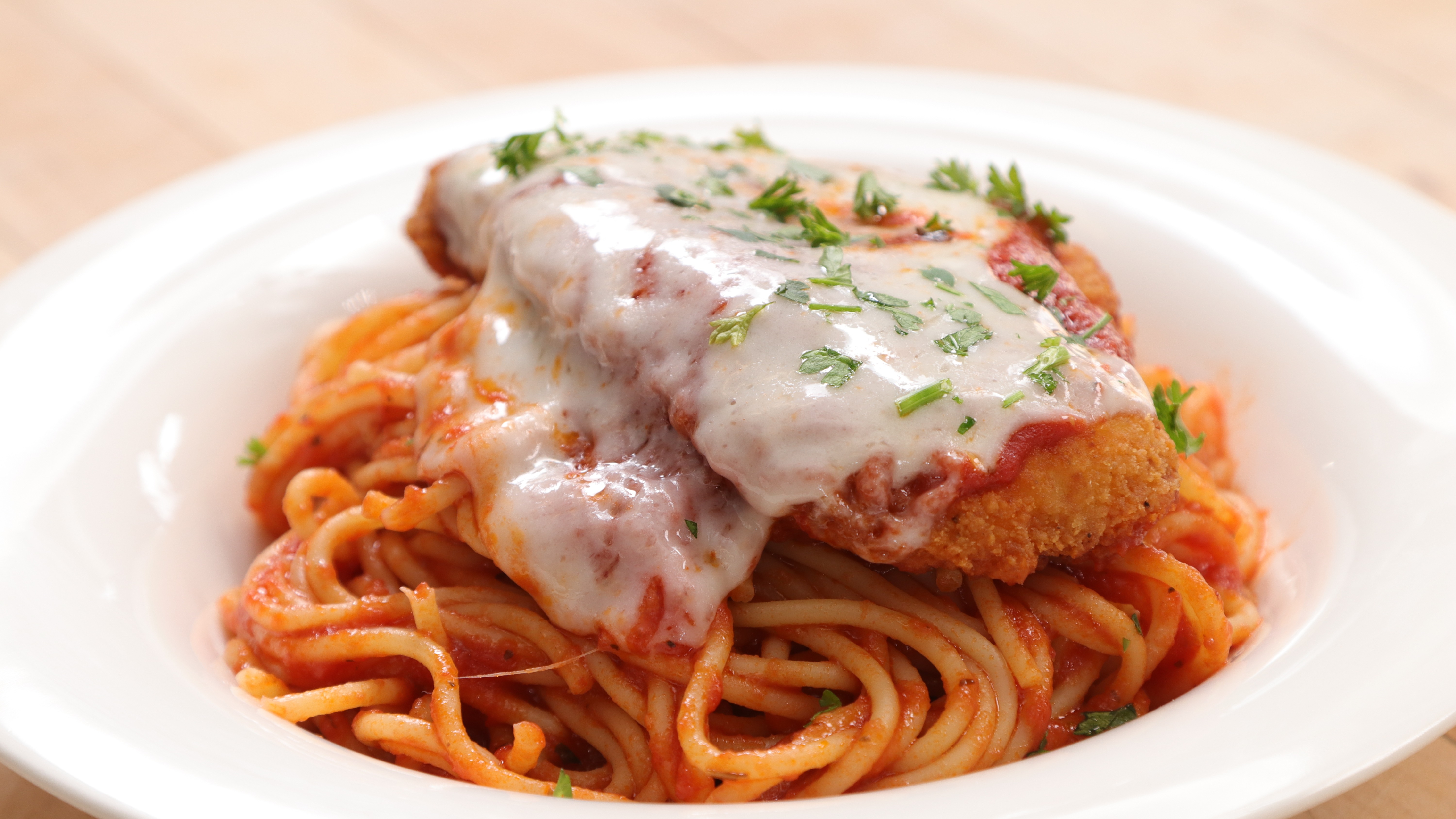 Chicken Parmigiana with Spaghetti Catering - Full Tray