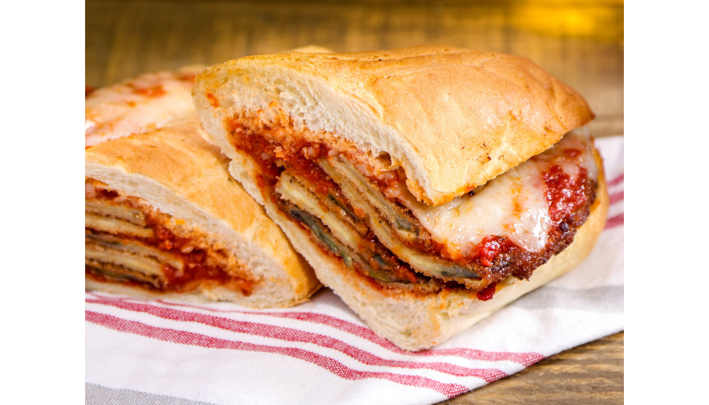Eggplant Parmigiana Sandwich - Hero