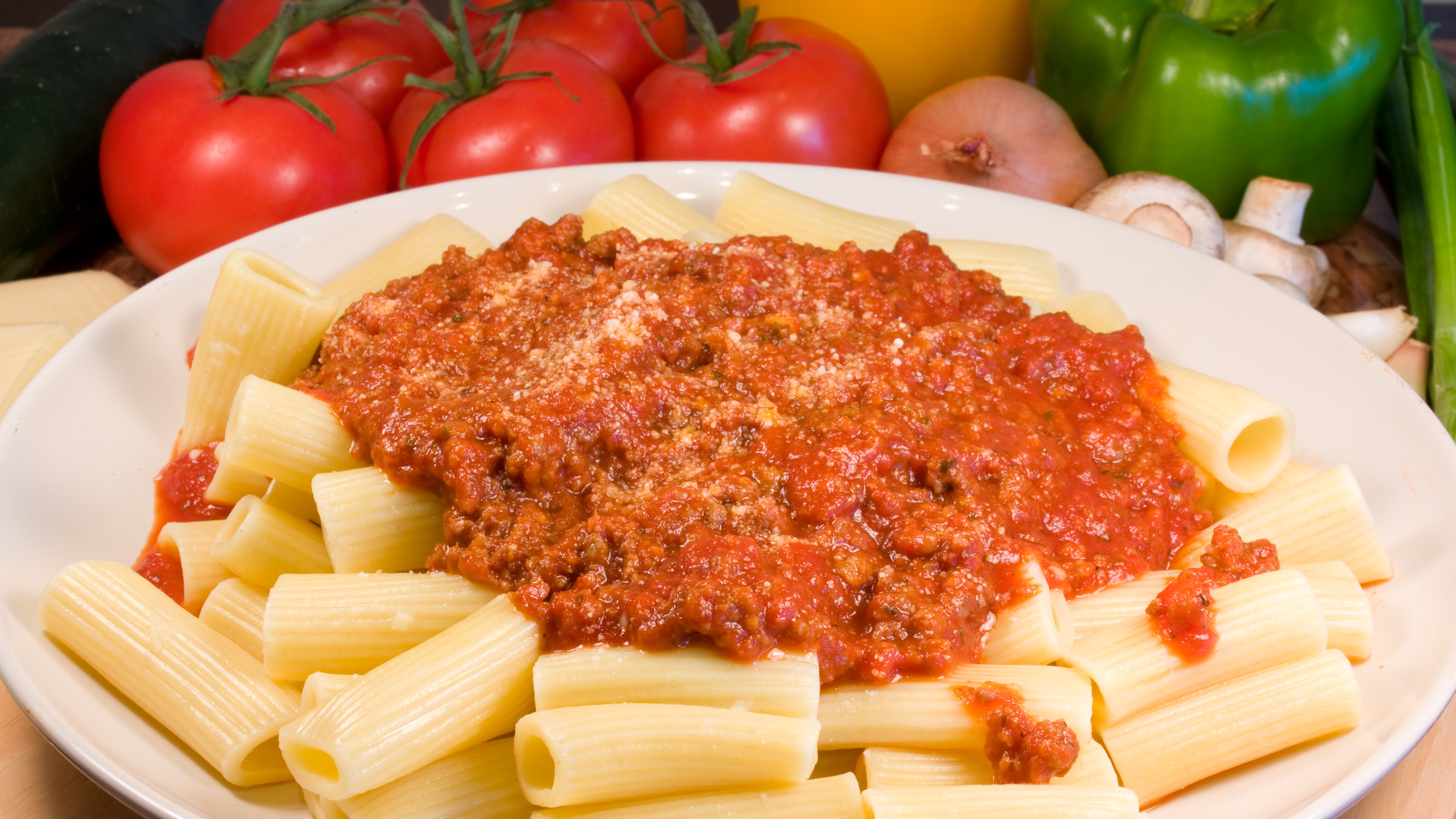 Pasta with Meat Sauce Catering - Half Tray