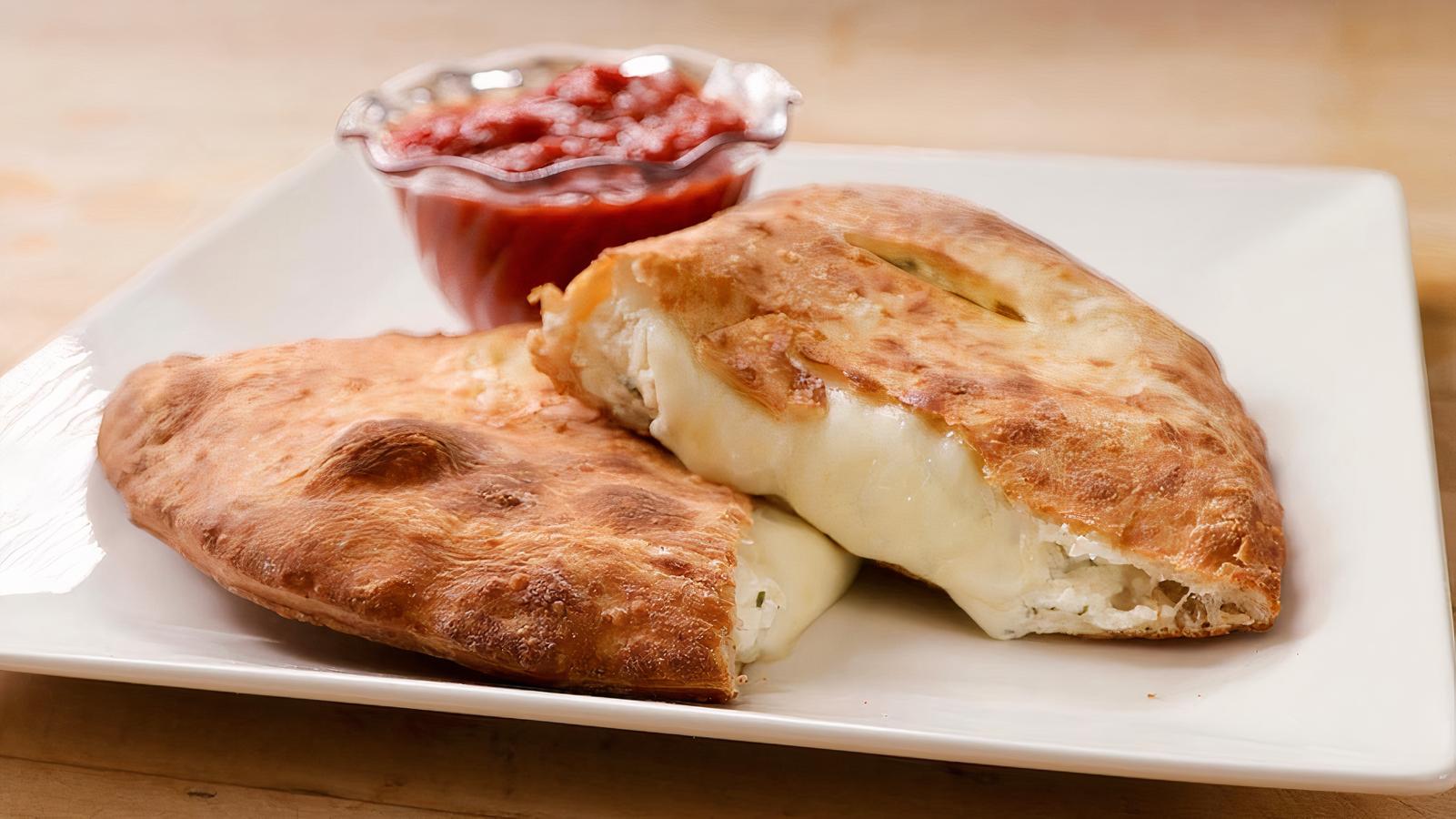 Ricotta and Mozzarella Cheese Calzone