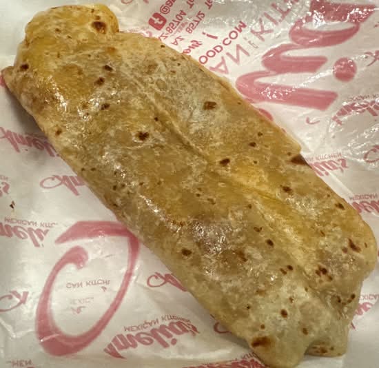 Bean and Cheese Burro