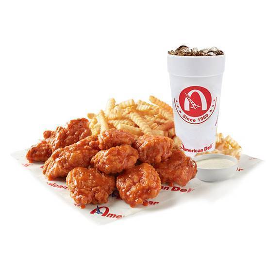 Boneless Wings and Fries Combo
