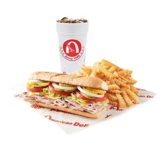Ham Sub and Fries Combo