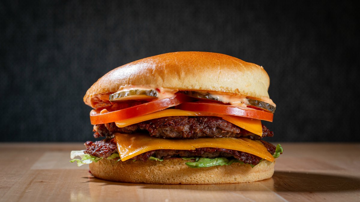 Double cheeseburger