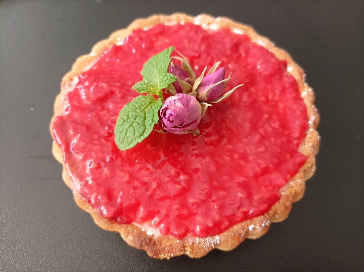 Vaníliás pite eperrel