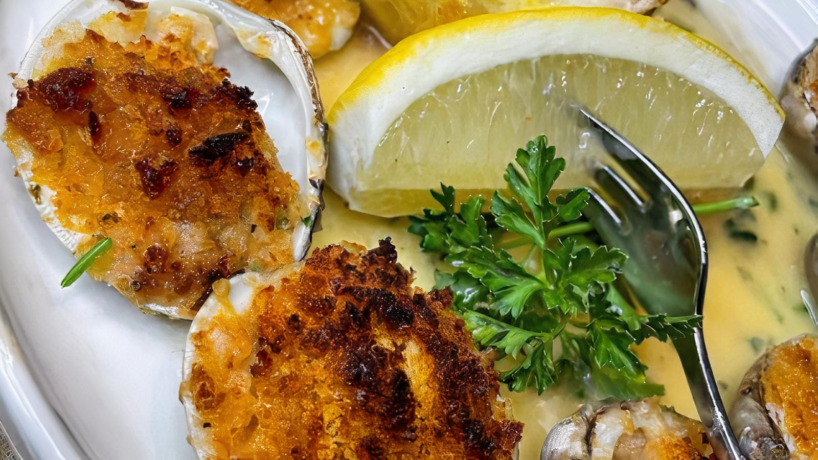 Baked Clams Oreganata