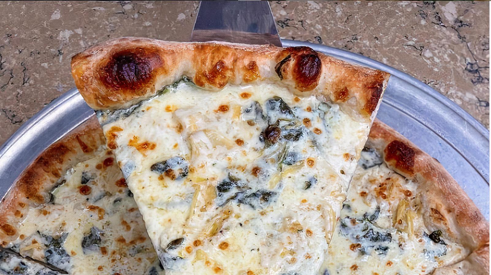 Spinach and Artichoke Pizza