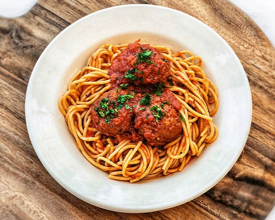 SMALL SPAGHETTI and MEATBALLS