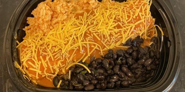 Cream Cheese and Chicken Enchilada Meal