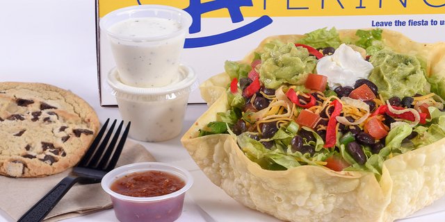 Vegetarian Black Bean Taco Salad Box Meal