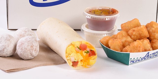 Vegetarian Breakfast Burrito Box
