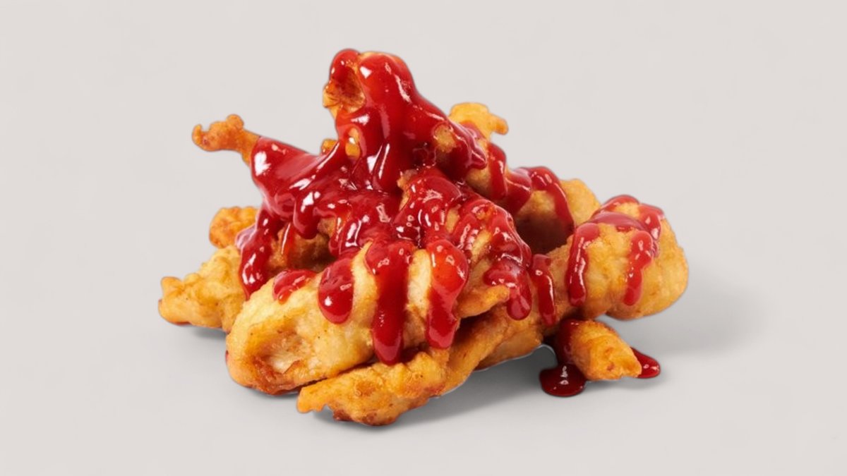 Chicken fingers barbecue