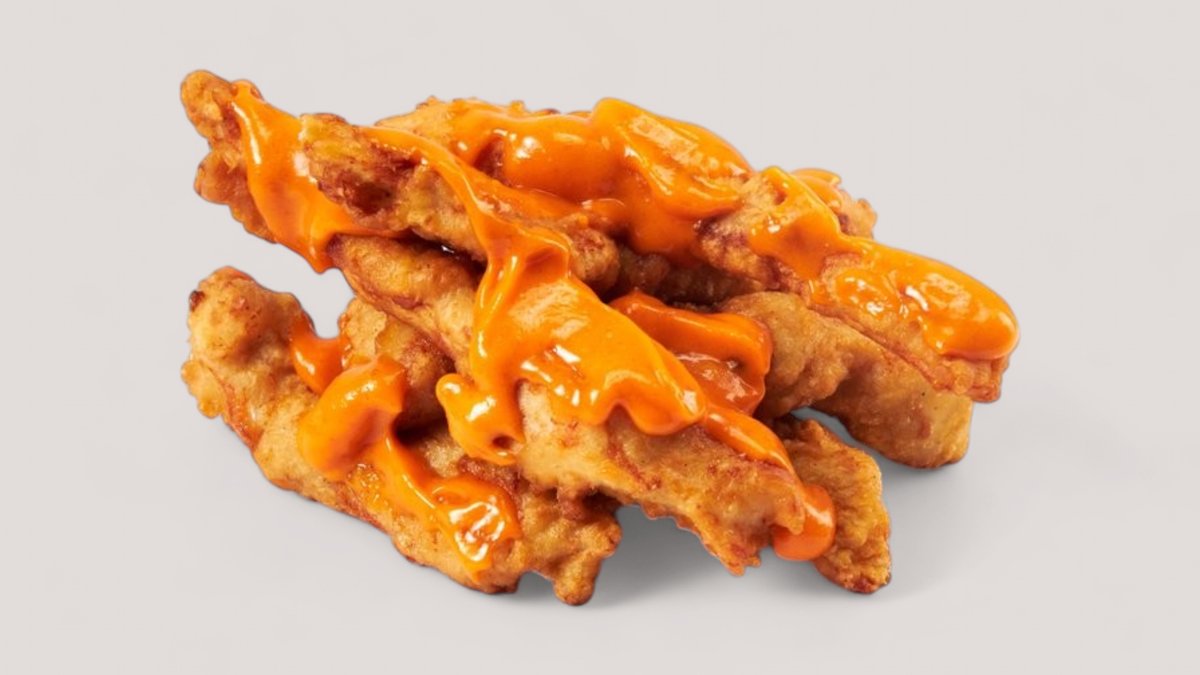 Premium Chicken fingers spicy cheddar
