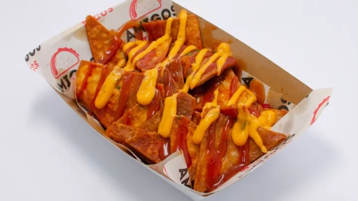 Garlic nachos