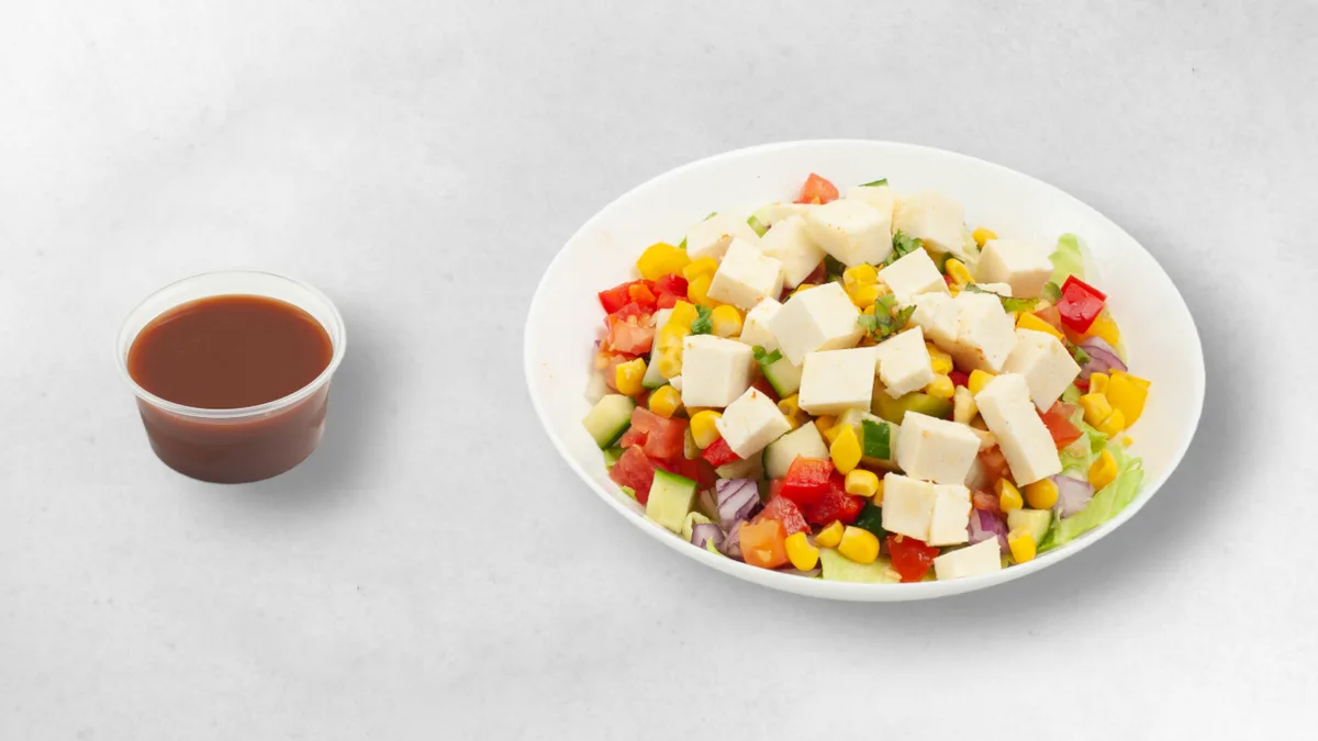 Salat mit Paneer