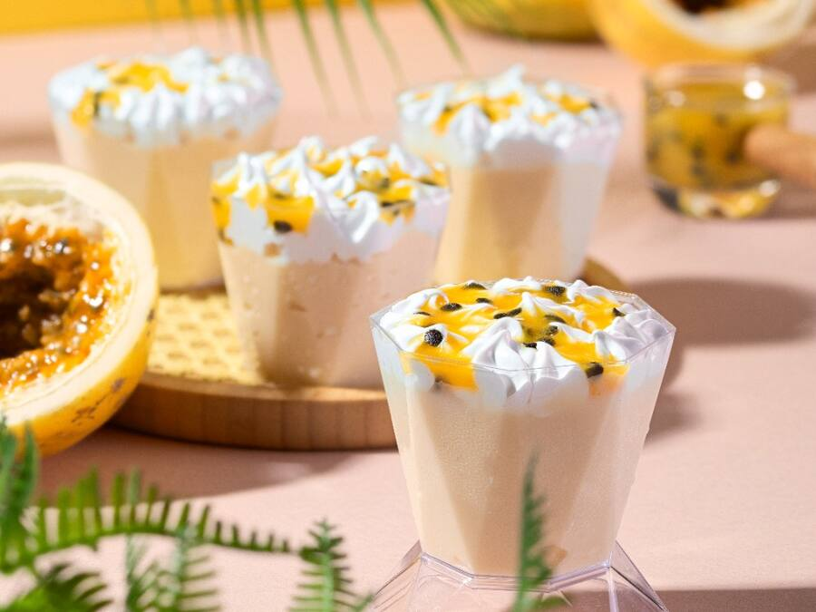 Copo Mousse de Maracujá