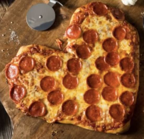 Heart Shaped Pizza