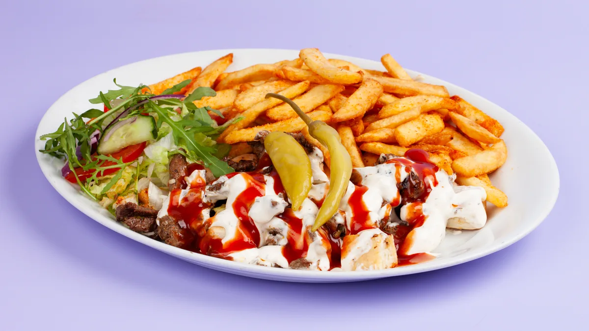 52. Kebabtallerken