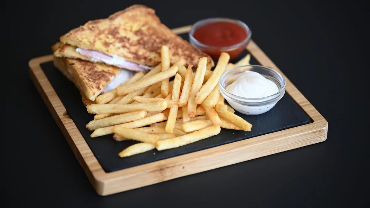 Kids Fried ham sandwich