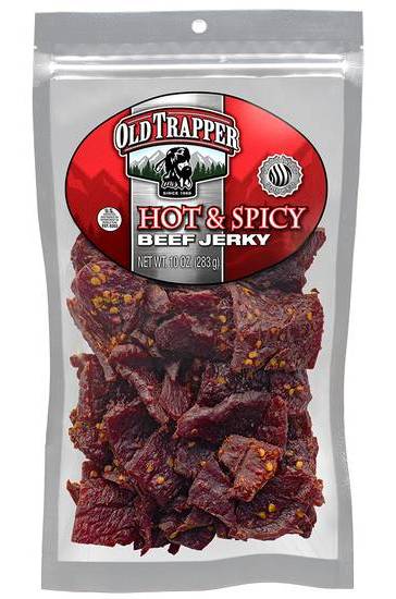 Old Trapper Beef Jerky Hot and Spicy (10 oz)