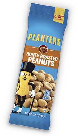 Planters Tube, Roasted or Salted Peanuts (1.75 oz)