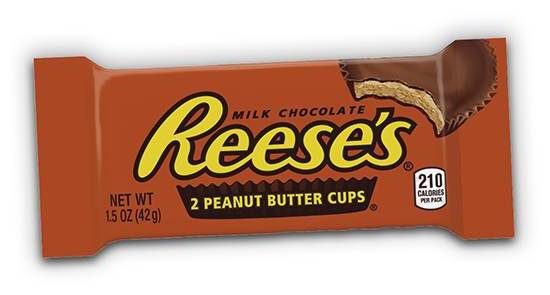 Reese's 2 Peanut Butter Cups Standard Size (1.5 oz)