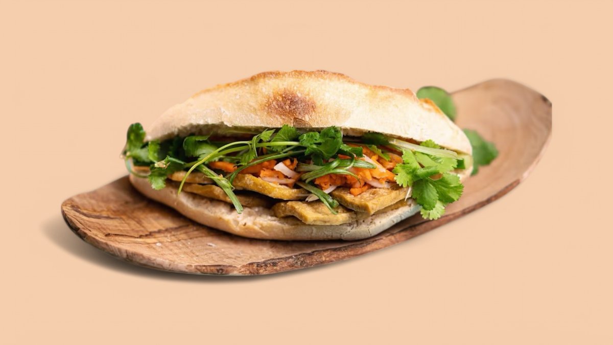 Lemongrass Tofu Banh Mi (S6)