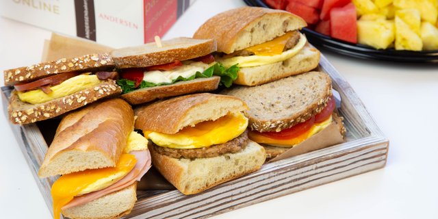 Assorted Breakfast Sandwiches