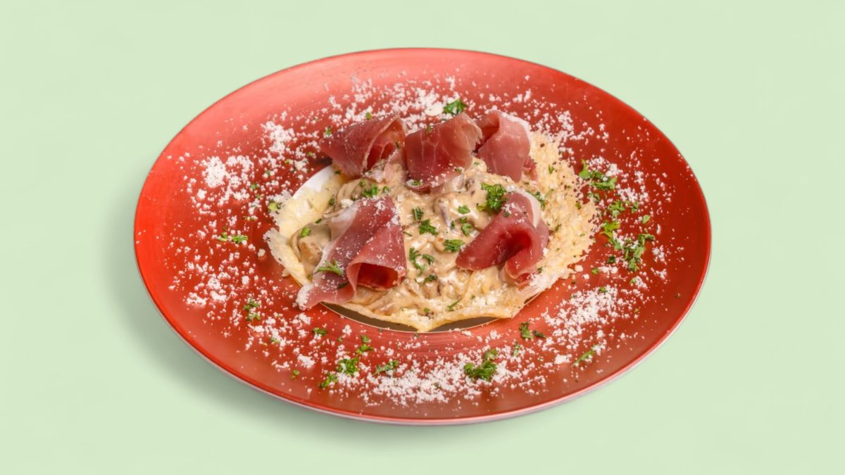 Linguine Porcini e Parma