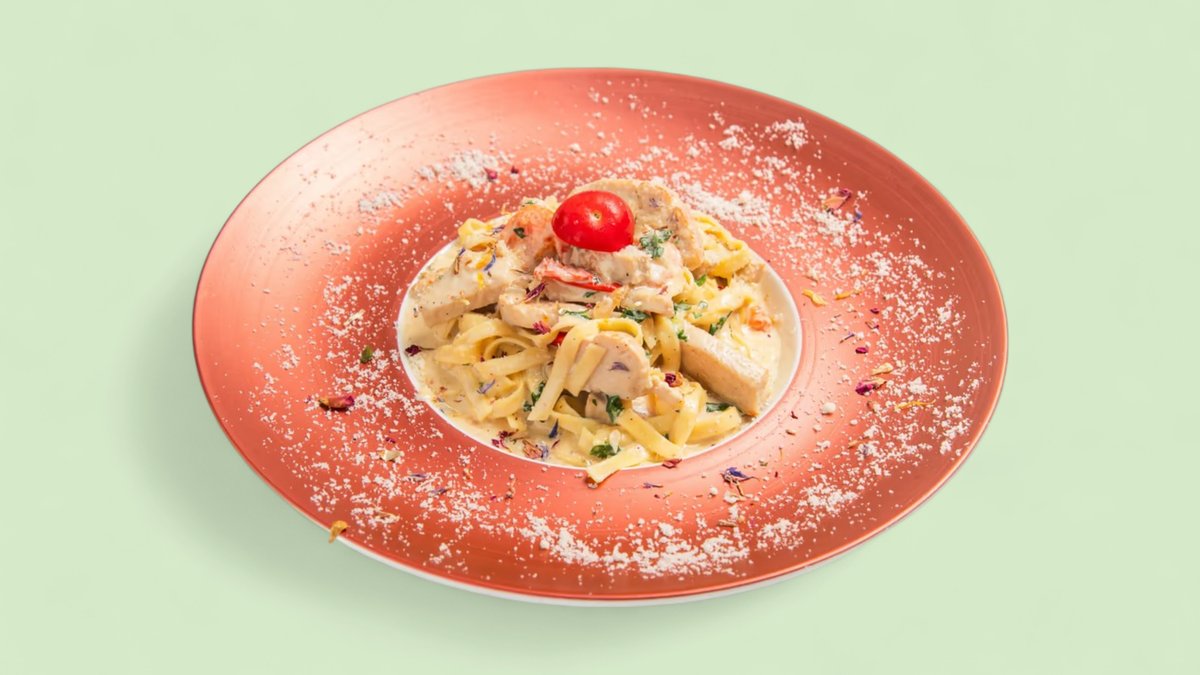 Tagliatelle Alfredo di Pollo