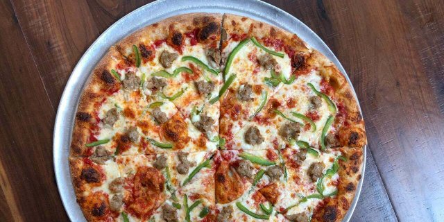 Sausage and Pepper Pizza