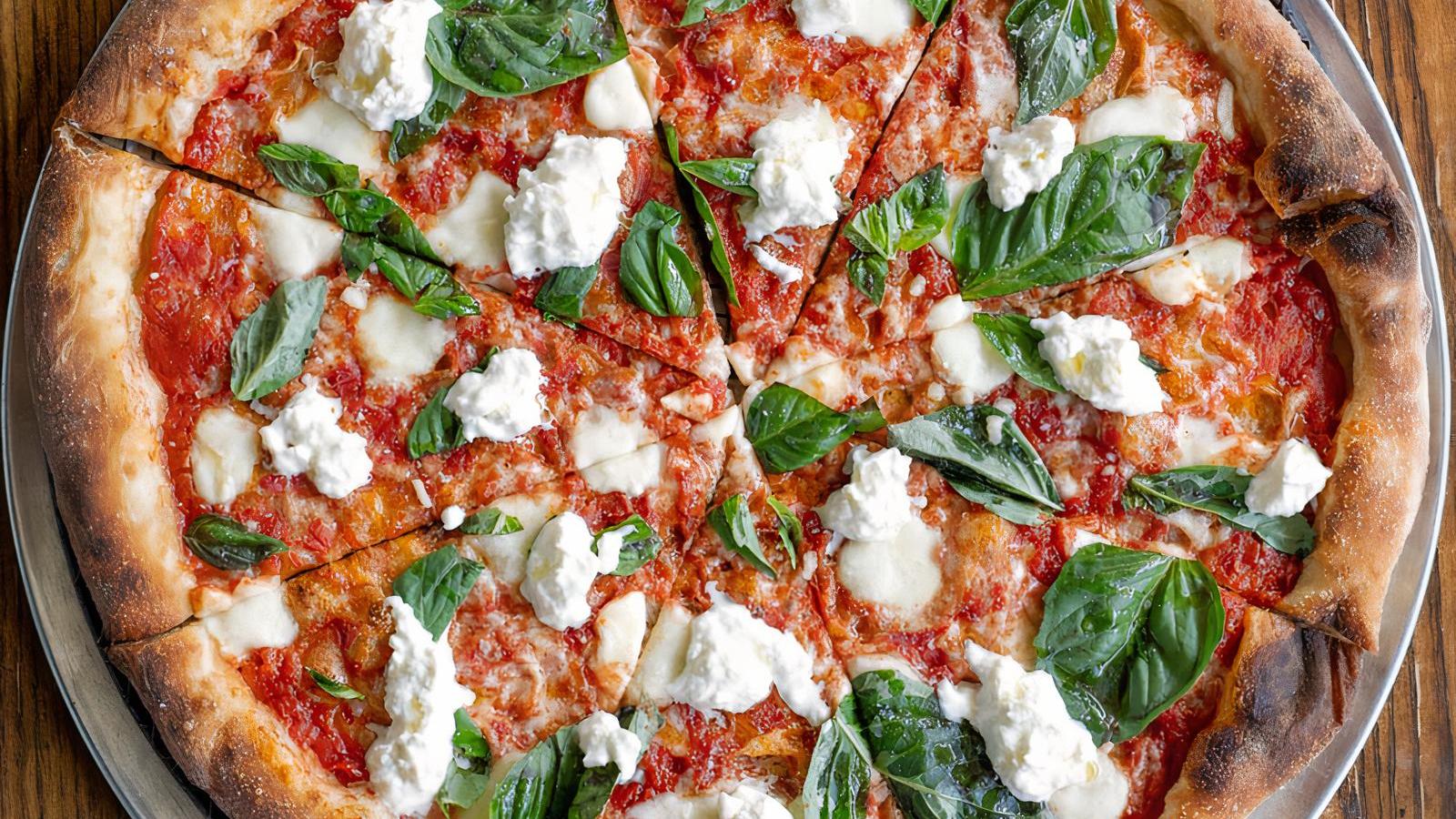 Burrata Margherita Pie