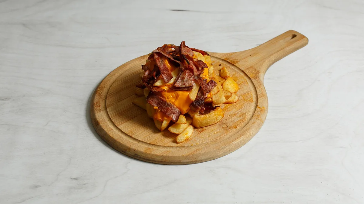 French Fries with Cheese and Bacon