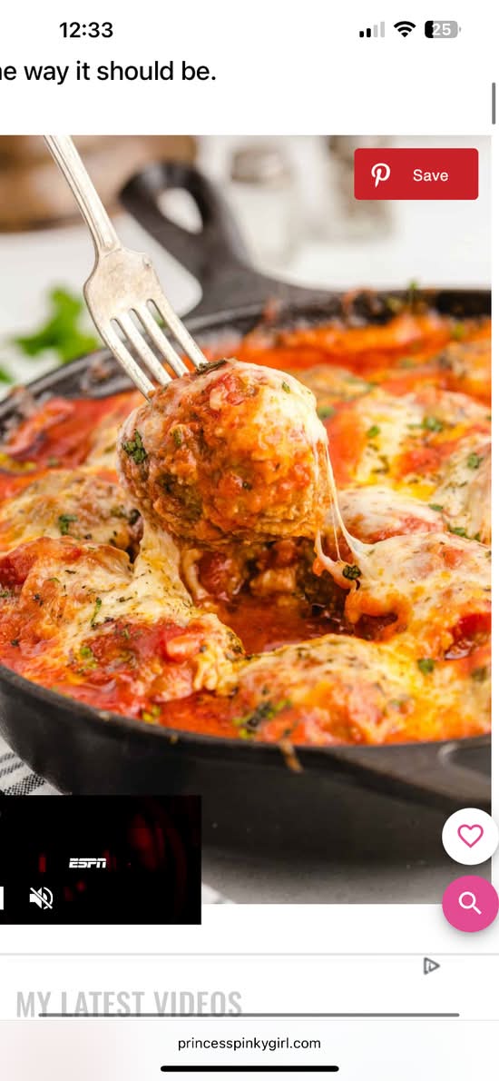BAKED MEATBALL PARMESAN