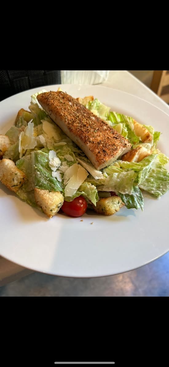 Caesar Salad for One ADD SALMON