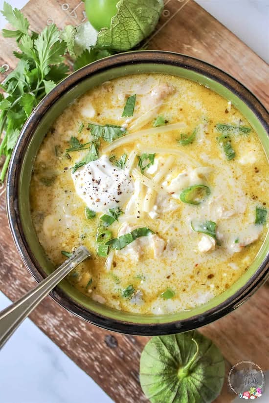 CHILI VERDE CHICKEN SOUP (Bowl)