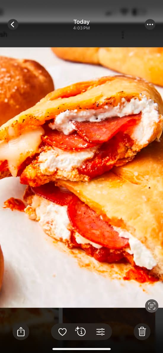 The Triple Roni Calzone