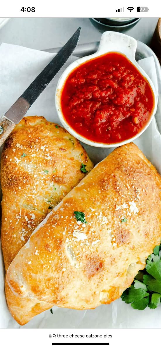 Three Cheese Calzone