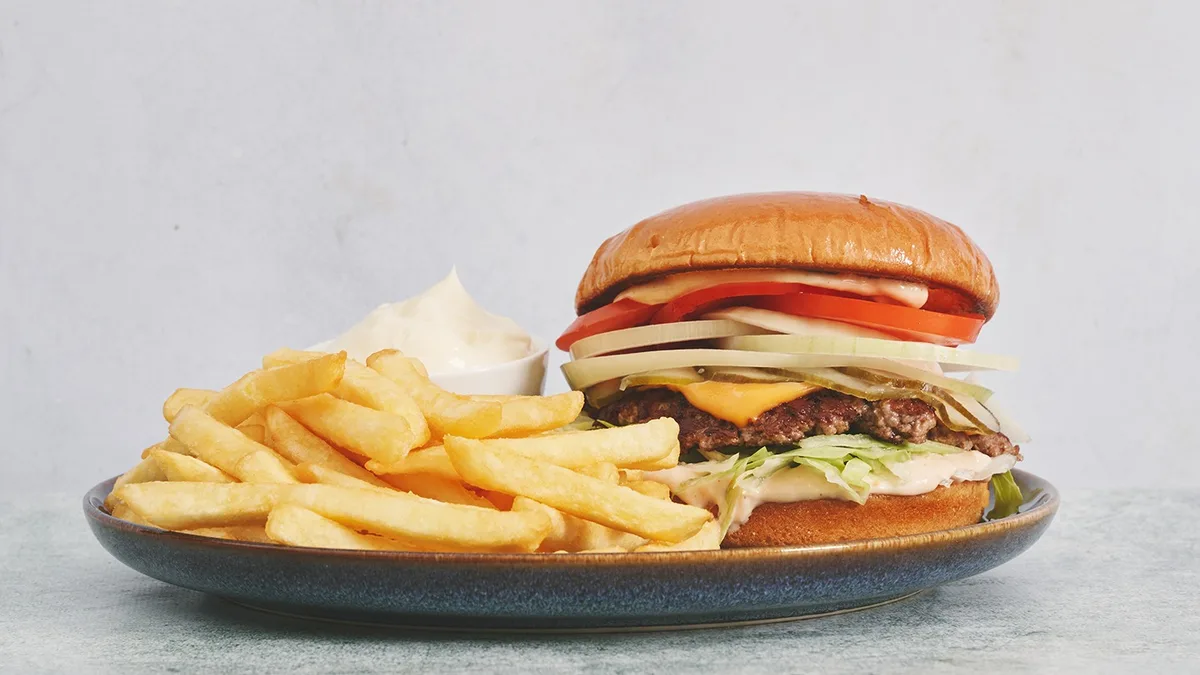 Angelo's Cheese Burger Combo