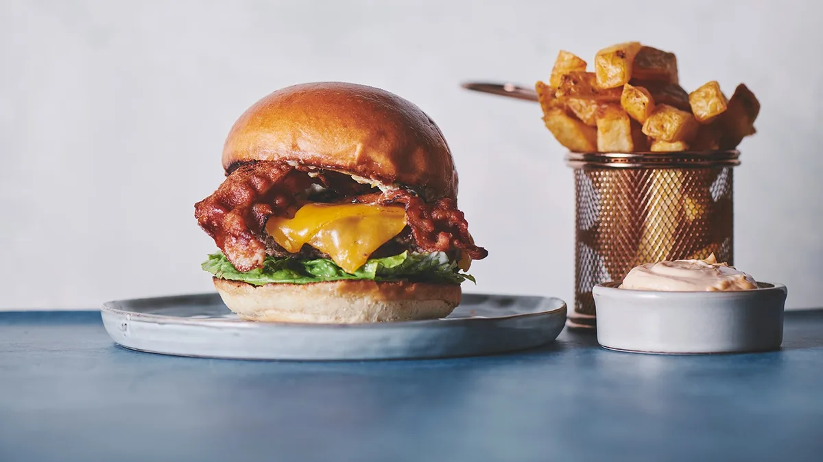 House Burger Menu