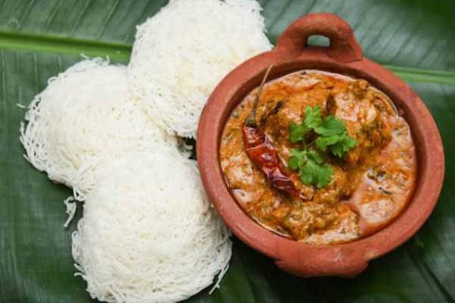 Idiyappam Fish Curry