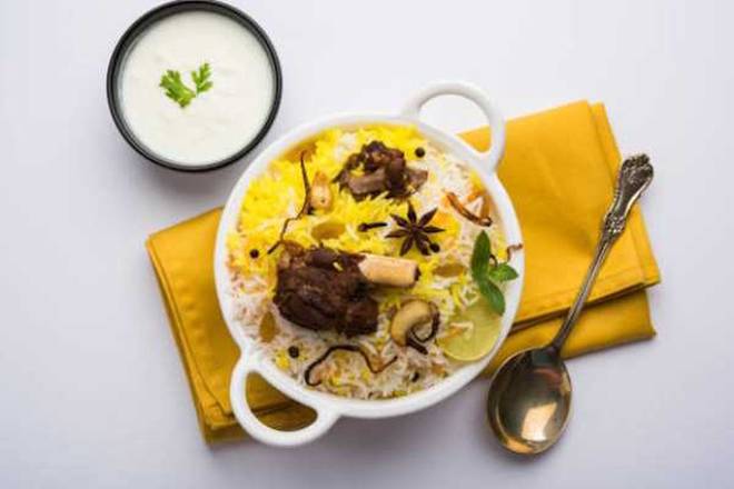 Mutton Dum Biriyani  Family Pack serves 3 to 4