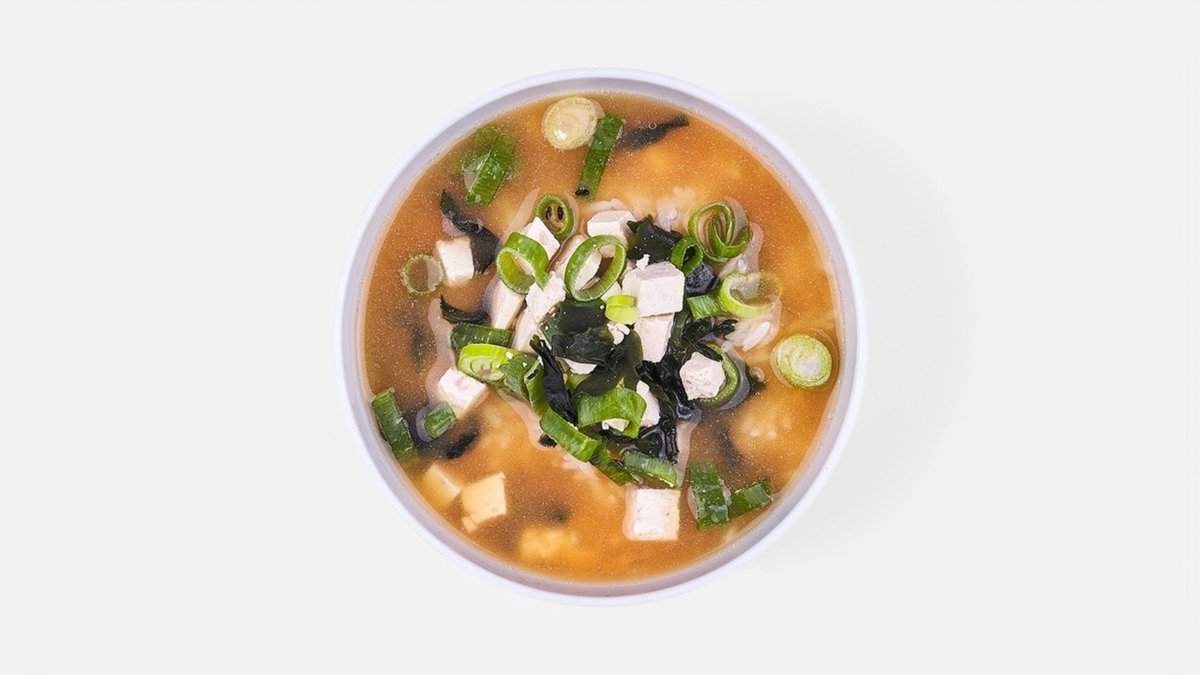 Miso soup tofu
