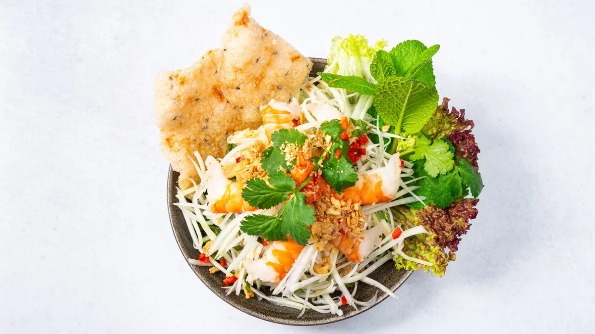 23. Goi Du Du with Shrimps