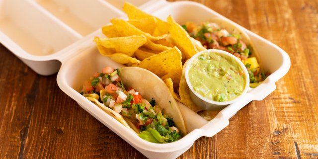 Vegetarian Taco Bundle (Chips and Guacamole)