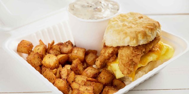Chicken, Egg, and Cheese Biscuit Brunch Box