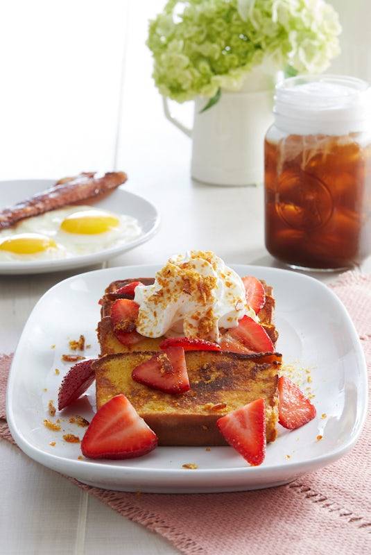 Strawberry Pound Cake French Toast