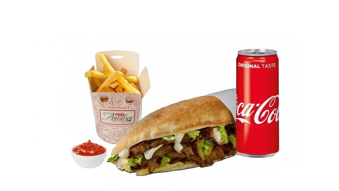 New  Meniu BAGHETA GYROS DE VITA