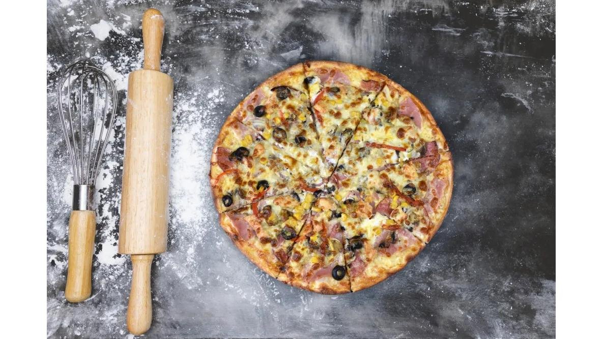 Pizza Prosciutto Funghi