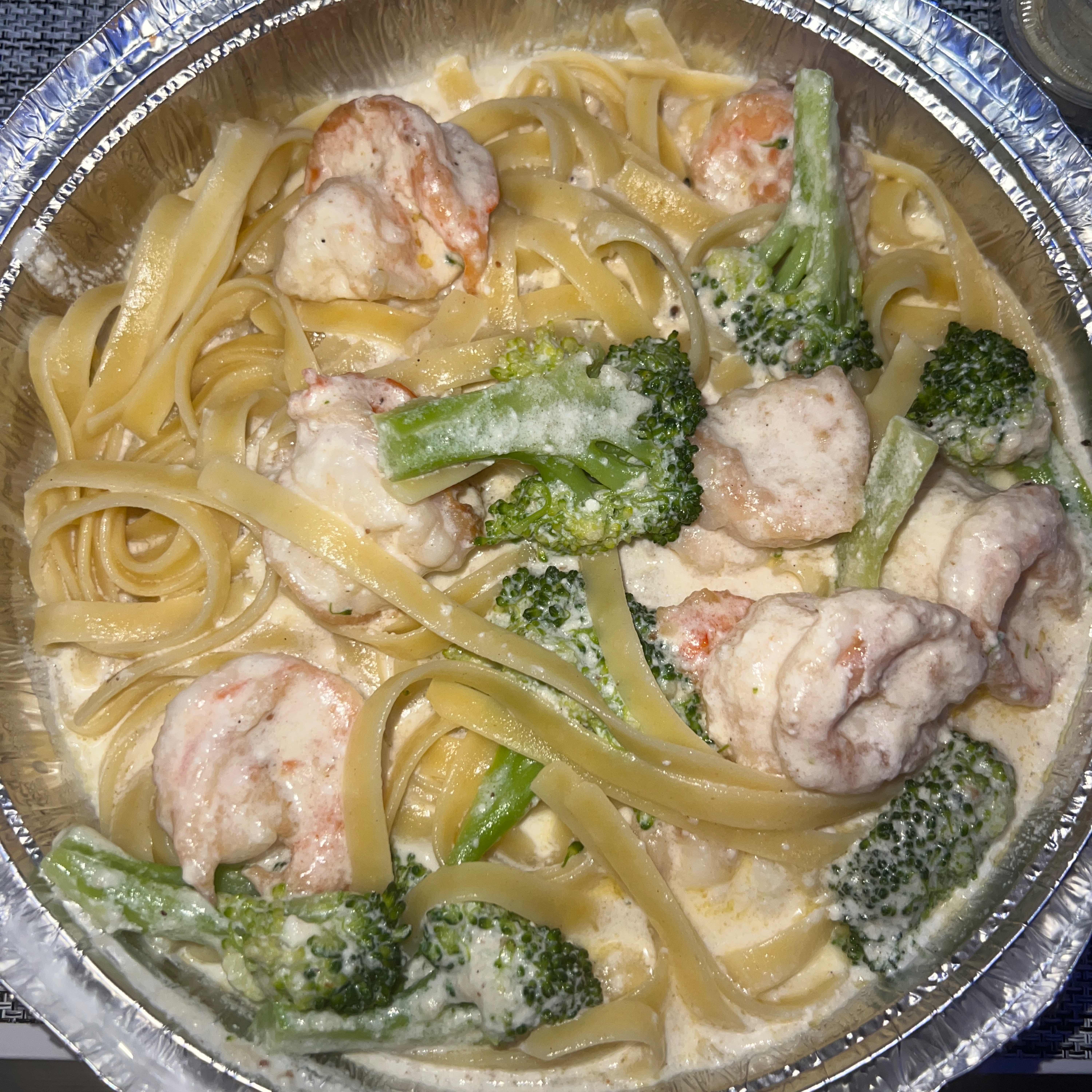Fettuccine Alfredo Shrimp